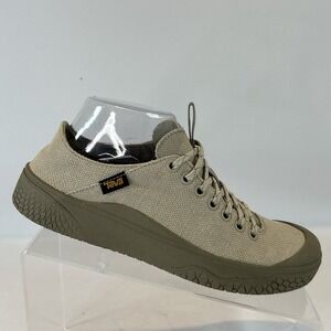 Teva Terra Canyon Hiker Shoes Men's Sz 6.5 Beige Lace Up Outdoor Trail Sneakers
